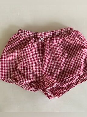 Altar'd State Red and White Gingham Shorts